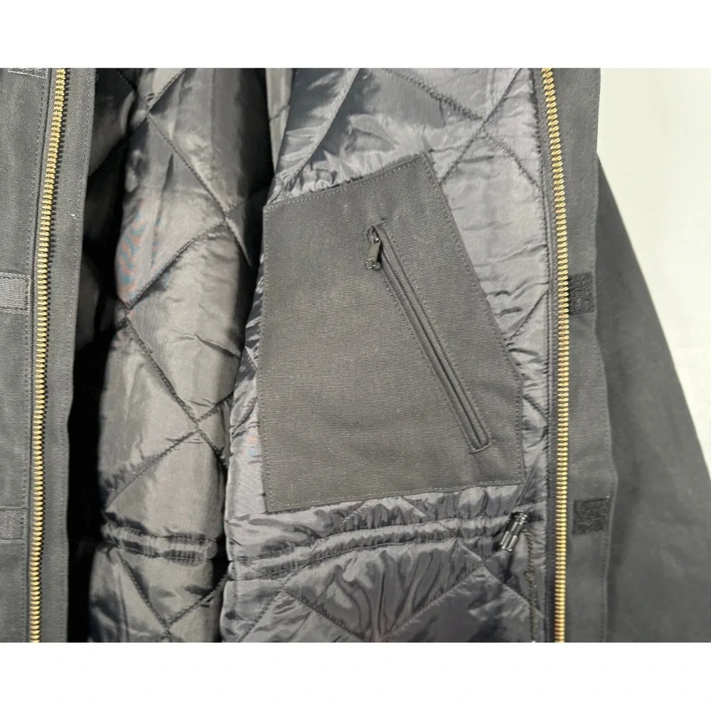 Carhartt Traditional Coat C003 Black Duck Canvas Quilted Jacket Mens 2XL NWT